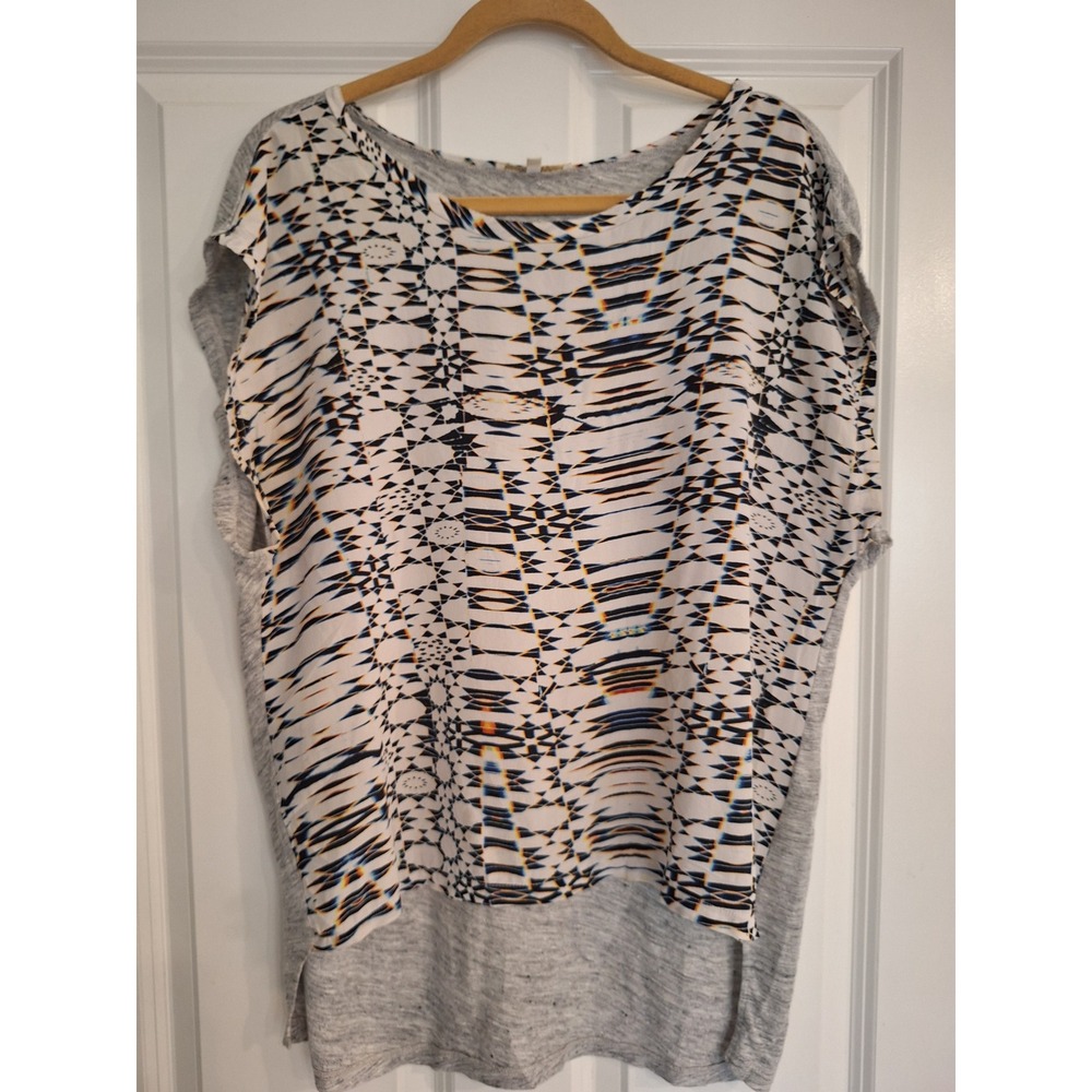 Maje Women's Fabric Silk Gray Shirt Size 1 / S